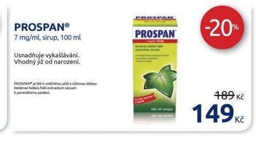 PROSPAN 7 mg/ml, sirup, 100 ml
