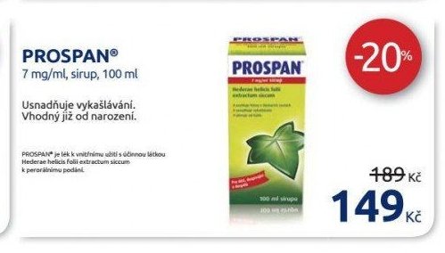 PROSPAN 7 mg/ml, sirup, 100 ml