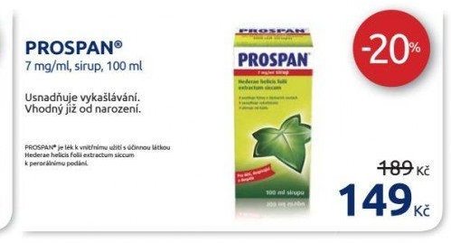 PROSPAN 7 mg/ml, sirup, 100 ml