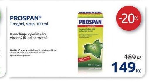 PROSPAN 7 mg/ml, sirup, 100 ml