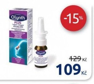 Olynth PLUS 1 mg/ml + 50 mg/ml, nosní sprej, roztok, 10 ml