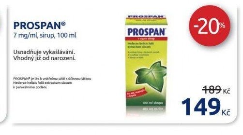 PROSPAN 7 mg/ml, sirup, 100 ml