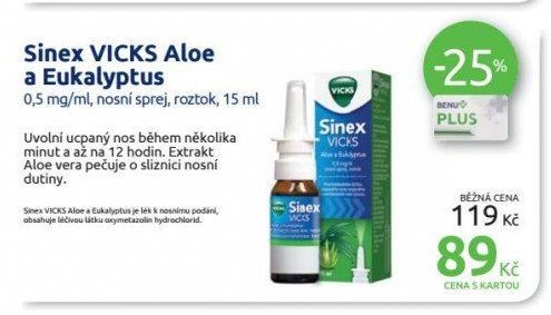 Sinex VICKS Aloe a Eukalyptus
