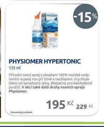 PHYSIOMER HYPERTONIC 135 ml