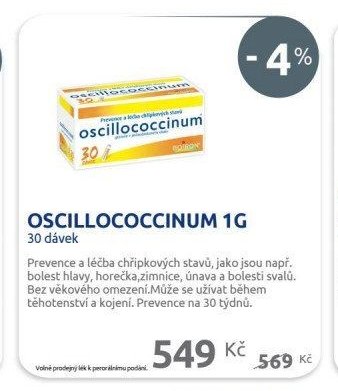OSCILLOCOCCINUM 1G