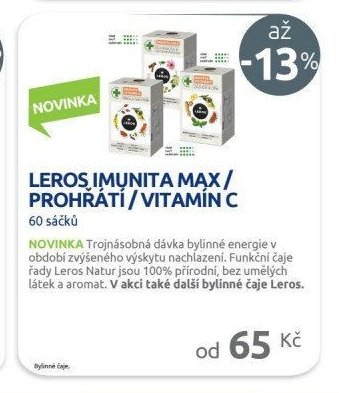 LEROS IMUNITA MAX / PROHŘÁTÍ / VITAMIN C