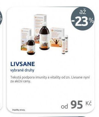 LIVSANE vybrané druhy