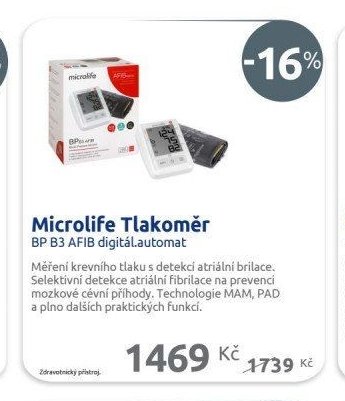 Microlife Tlakoměr