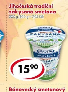 Jihočeská tradiční zakysaná smetana