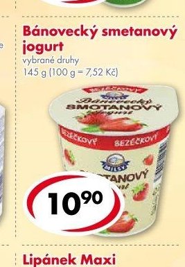Bánovecký smetanový jogurt