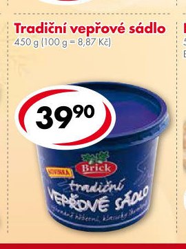 Tradiční vepřové sádlo