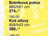 Botníková police