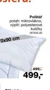 Polštář, potah: mikrovlákno, výplň: polyesterové kuličky