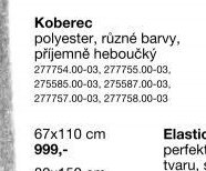 Koberec polyester, různé barvy