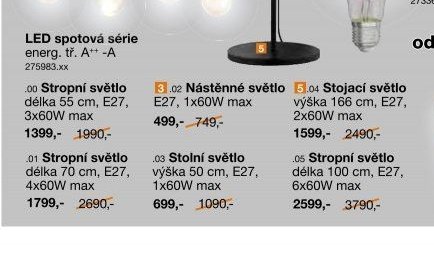 LED spotová série