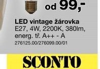 LED vintage žárovka
