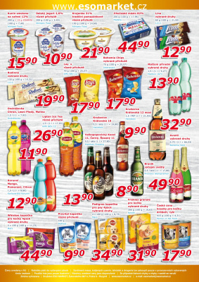 akční leták ESO MARKET 7.10.2020-18.10.2020