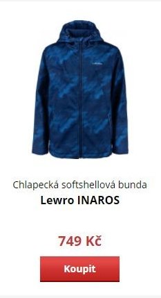 Chlapecká softshellová bunda Lewro INAROS