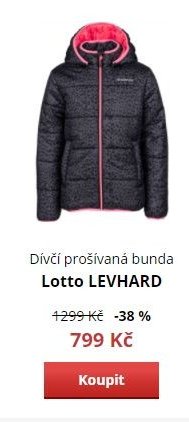 Dívčí prošívaná bunda Lotto LEVHARD