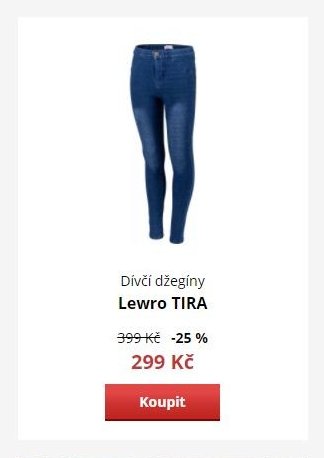 Dívčí džegíny Lewro TIRA