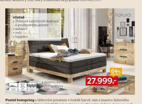 Postel boxspring