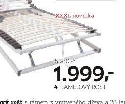 4 Lamelový rošt