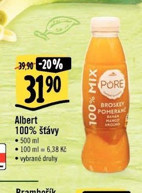 Albert 100% šťávy