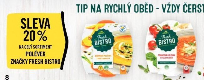 Polévky značky Fresh Bistro