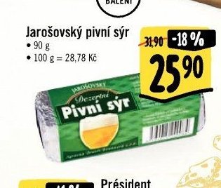 Jarošovský pivní sýr