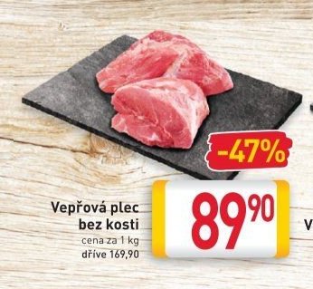 Vepřová plec bez kosti
