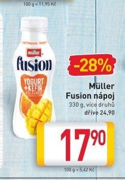 Müller Fusion nápoj 330 g