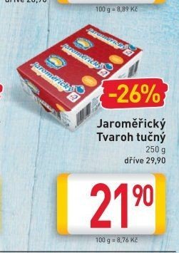 Jaroměřický Tvaroh tučný 250 g