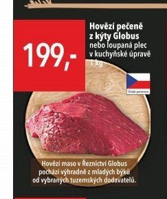Hovězí pečeně z kýty Globus