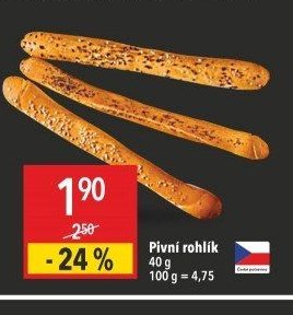 Pivní rohlík