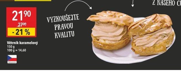 Větrník karamelový