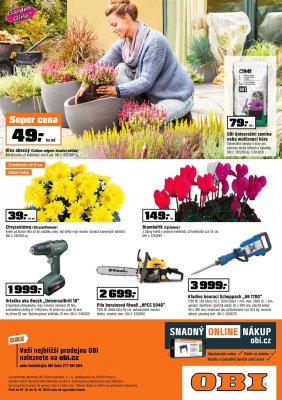 akční leták OBI 7.10.2020-18.10.2020