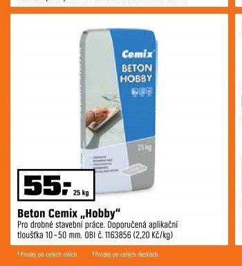Beton Cemix „Hobby“