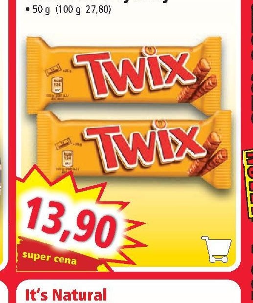Twix Čokoládové tyčinky