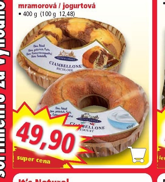 Antico Casala Italská bábovka mramorová / jogurtová