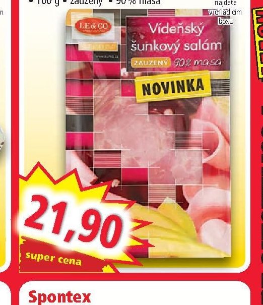 Vídeňský šunkový salám