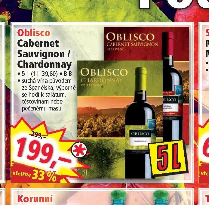 Oblisco Cabernet Sauvignon / Chardonnay