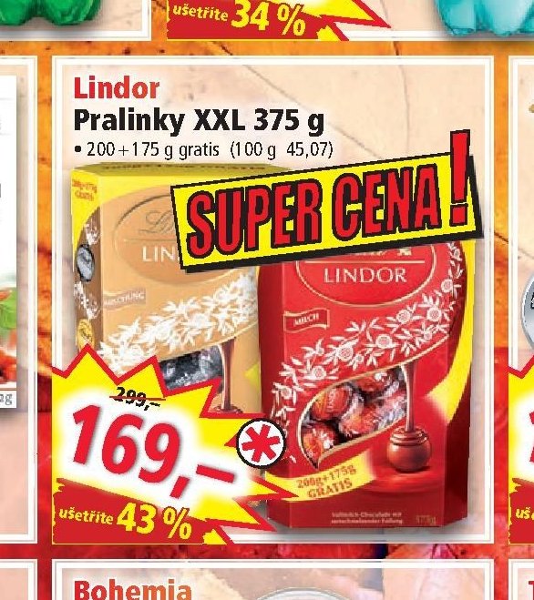 Lindor Pralinky XXL
