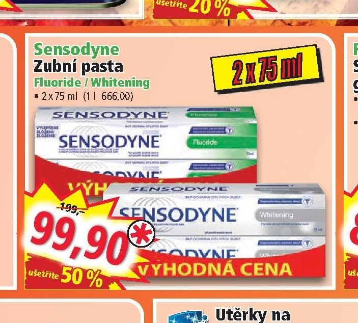 Sensodyne zubní pasta