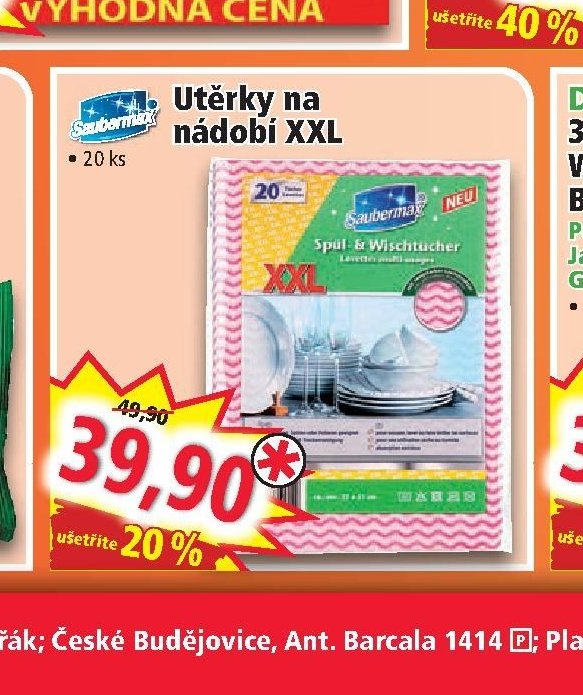Utěrky na nádobí XXL