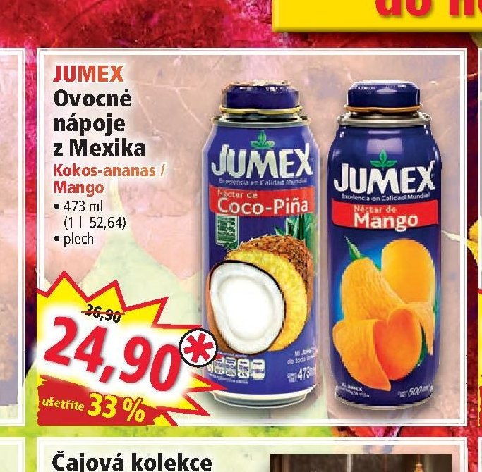 JUMEX Ovocné nápoje