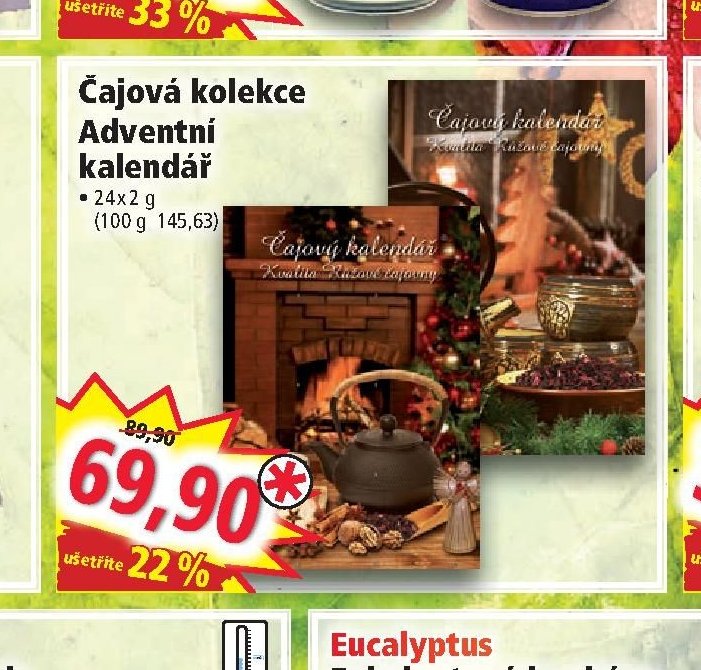 Čajová kolekce Adventní kalendář