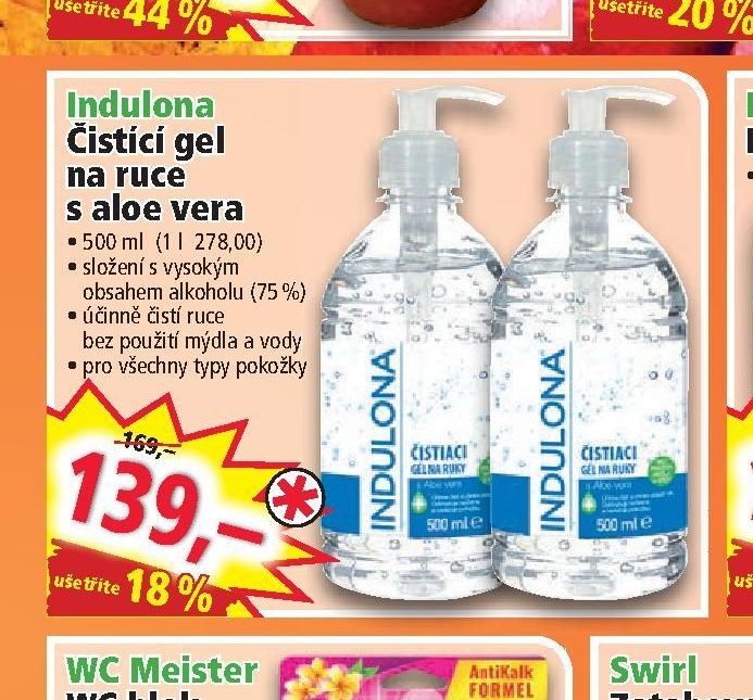 Indulona Čisticí gel na ruce
