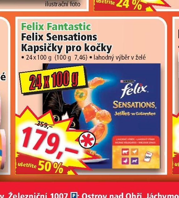 Felix Fantastic / Sensations Kapsičky pro kočky