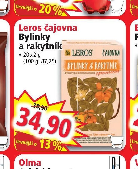 Leros čajovna Bylinky a rakytník
