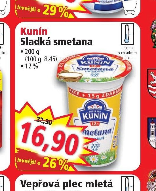 Kunín Sladká smetana